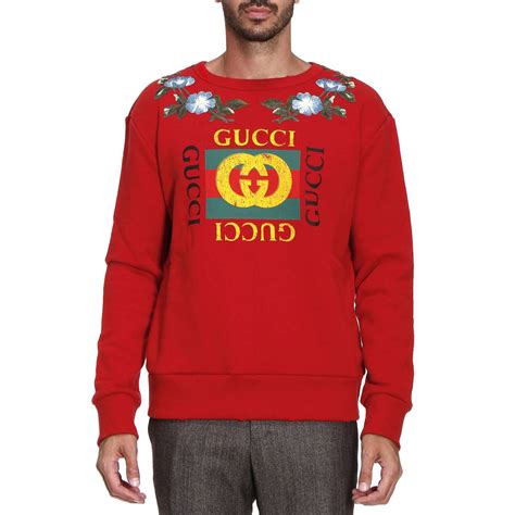 gucci felpa girocollo logo|Gucci.